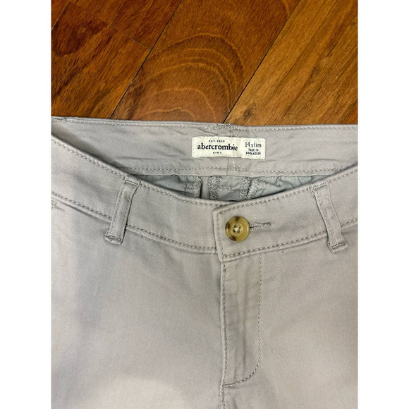 Abercrombie Kids Gray Pants Size 14 Slim - Picture 2 of 3
